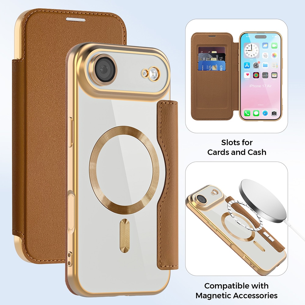 Techsuit SmartMag - θήκη για Apple iPhone 17 - Καφέ - Image 3