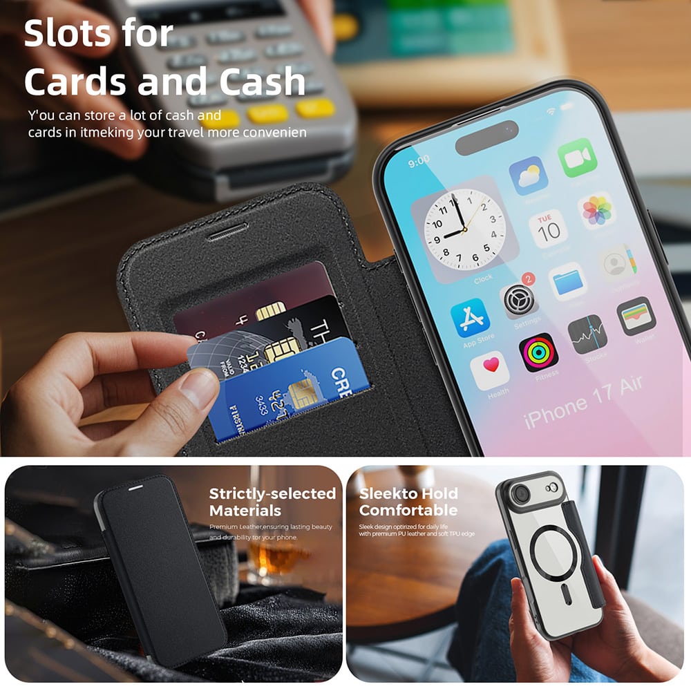 Techsuit SmartMag - θήκη για Apple iPhone 17 - Μαύρο - Image 4