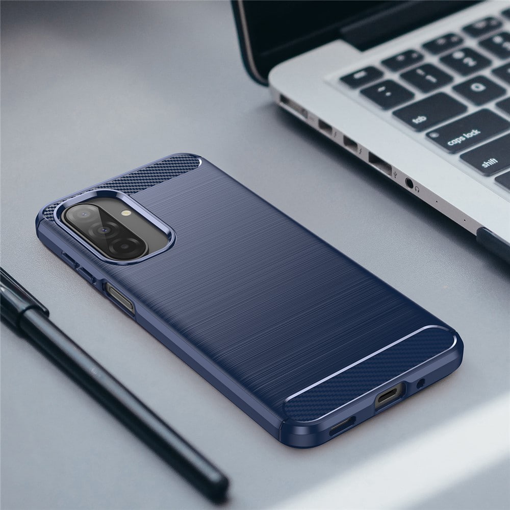 Techsuit Carbon Silicone - θήκη για Samsung Galaxy A17 / 4G 5G - Μπλε - Image 6