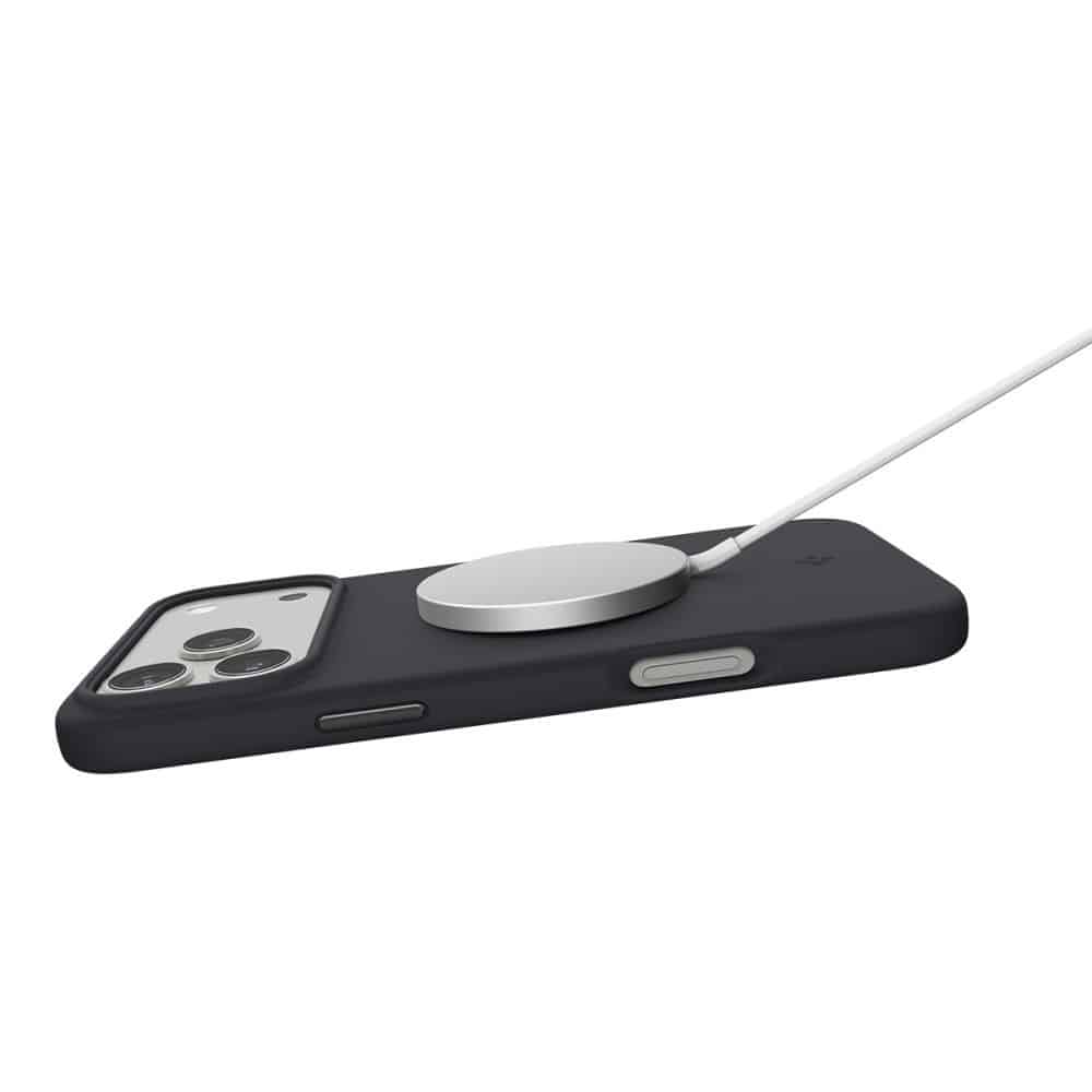 Spigen - Θήκη Σιλικόνης Fit Magsafe Για iPhone 17 Pro - Μαύρη - Image 7