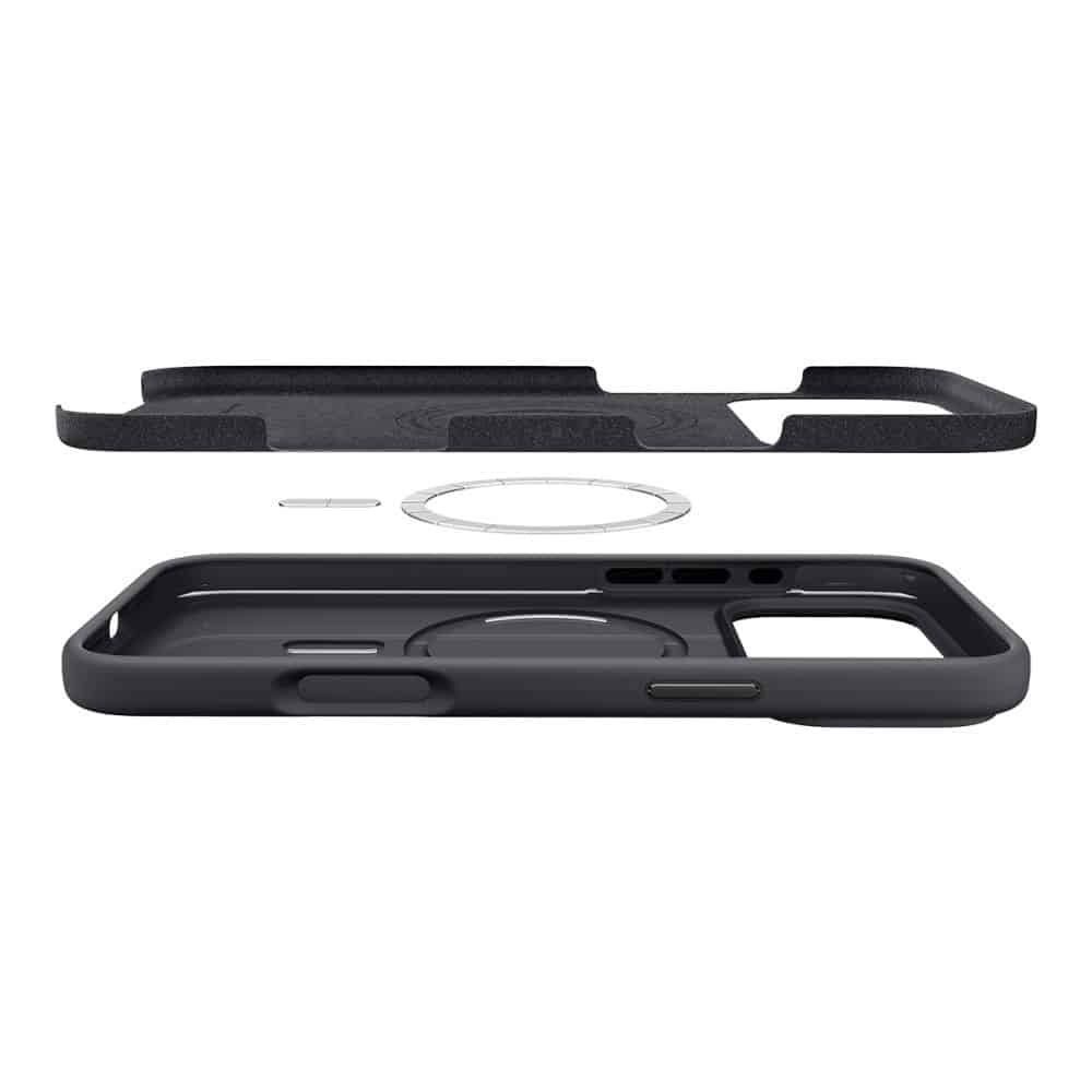 Spigen - Θήκη Σιλικόνης Fit Magsafe Για iPhone 17 Pro - Μαύρη - Image 6