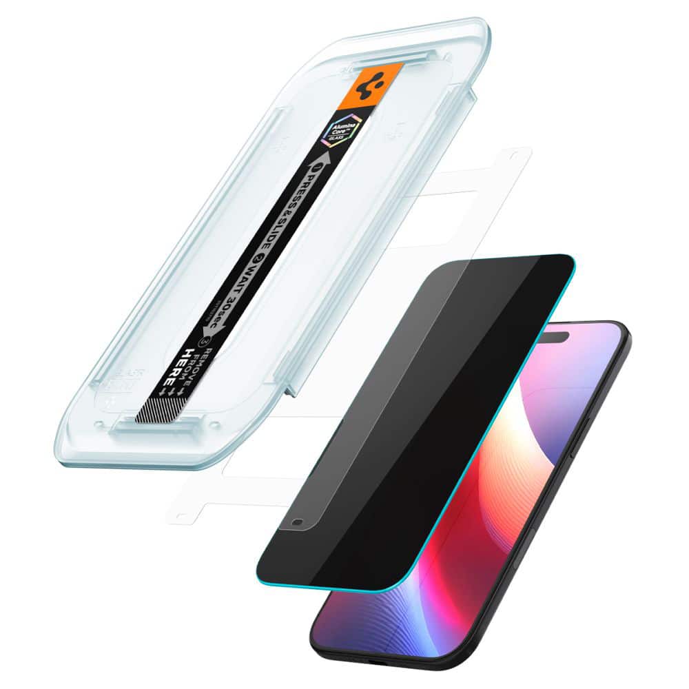 Spigen - Glas.tr Ez-Fit (2 Τεμάχια) - iPhone 17 Air - Προστασία Ιδιωτικότητας - Image 2