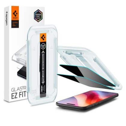 Spigen - Glas.tr Ez-Fit (2 Τεμάχια) - iPhone 17 Air - Προστασία Ιδιωτικότητας