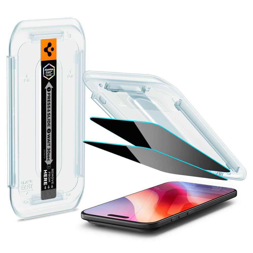 Spigen - Glas.tr Ez-Fit (2 Τεμάχια) - iPhone 17 Air - Προστασία Ιδιωτικότητας - Image 3