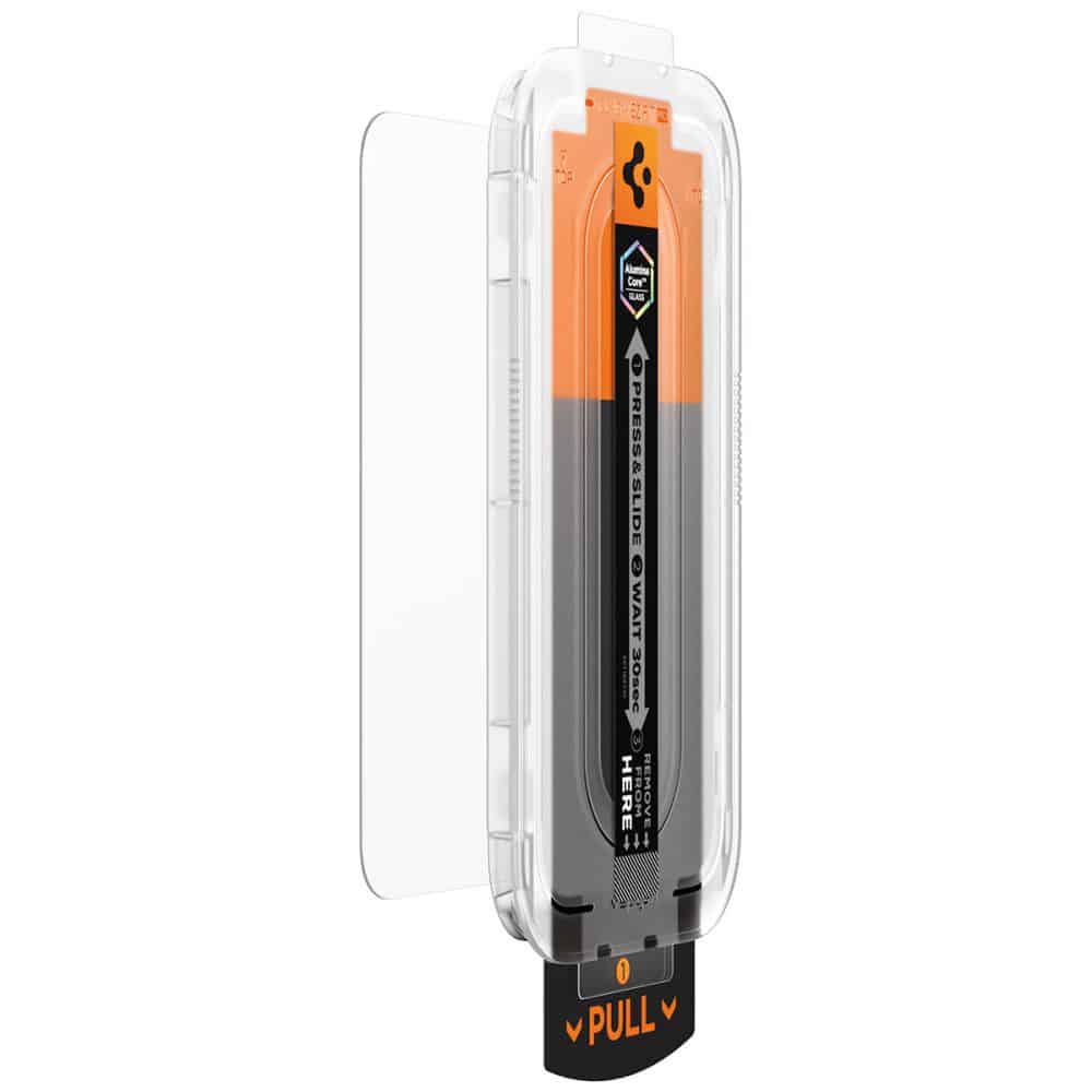 Spigen - Glas.tr Ez-Fit Pro - iPhone 16 Pro Max / iPhone 17 Pro Max - Διαφανές - Image 5