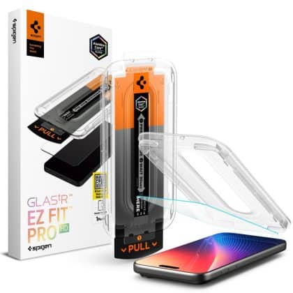 Spigen - Glas.tr Ez-Fit Pro - iPhone 16 Pro / iPhone 17 / iPhone 17 Pro - Διαφανές