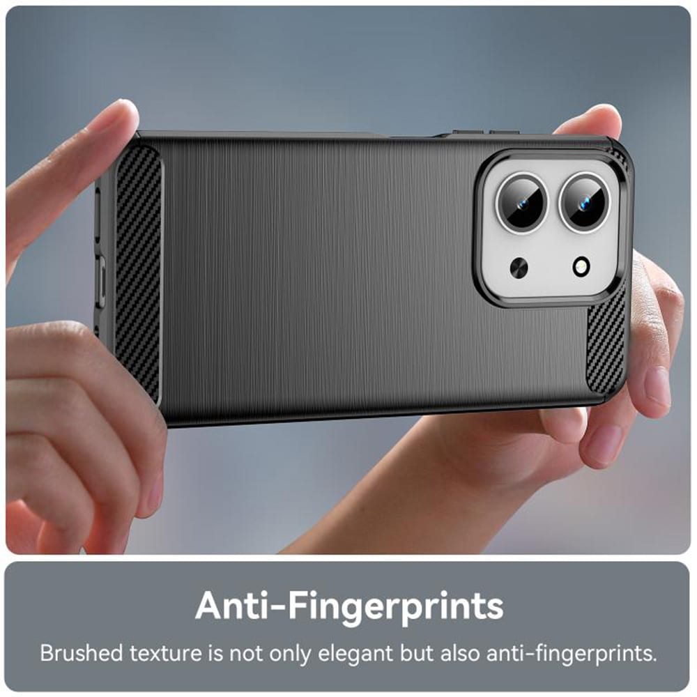 Techsuit Carbon Silicone - θήκη για Xiaomi Redmi 15C - Μαύρο - Image 2