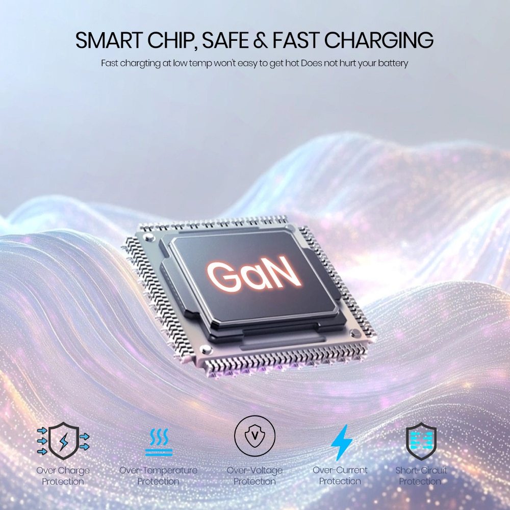 Lito - Wall Charger (lc17t) - With Type-C Καλώδιο Inluded, Type-C Output, Pd30w, Gan, Pc Fireproof, Eu Plug - Black - Image 4