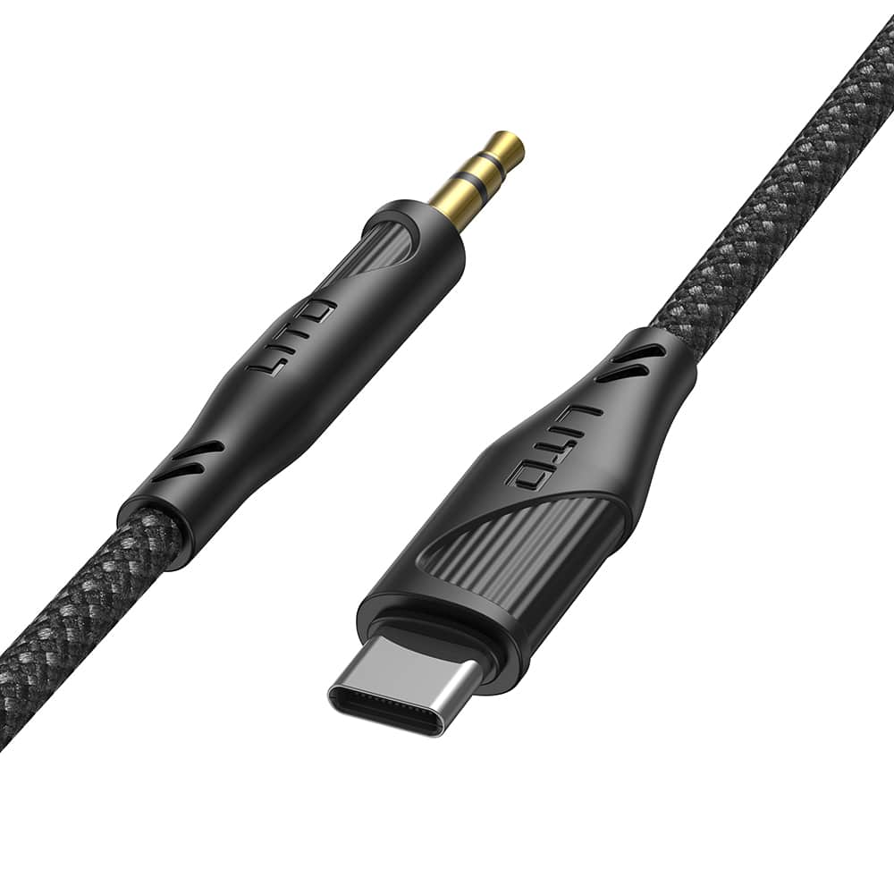 Lito - Audio Καλώδιο Adapter (la02) - Jack To Jack 3.5mm, Zero Signal Loss, Nylon-Braided, 1m - Black - Image 2