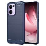 Techsuit Carbon Silicone - θήκη για Oppo Reno13 F / 4G 5G FS - Μπλε