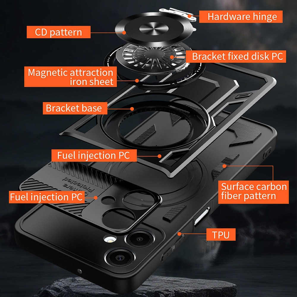 Techsuit RuggedCam - θήκη για Samsung Galaxy A07 4G - Γκρι - Image 6