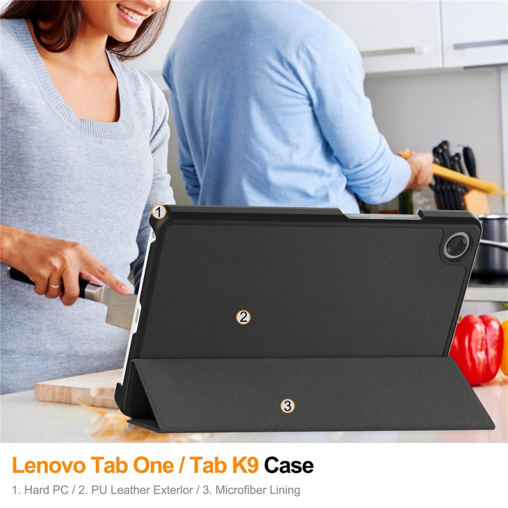 Techsuit FoldPro - θήκη για Lenovo Tab One - Μαύρο - Image 5
