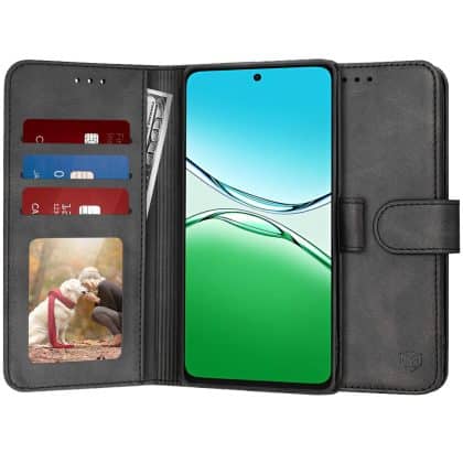 Techsuit Diary Book - θήκη για Oppo A5 4G / 5G - Μαύρο