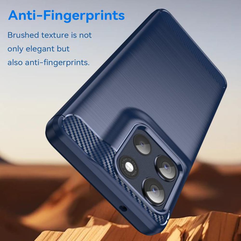 Techsuit Carbon Silicone - θήκη για Motorola Moto G86 - Μπλε - Image 5