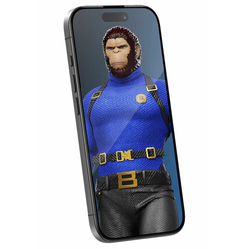 Blueo - Κρύσταλλο Αντίκρουση Με Εφαρμογέα - iPhone 16 Pro / iPhone 17 / iPhone 17 Pro - Μαύρο - Image 4