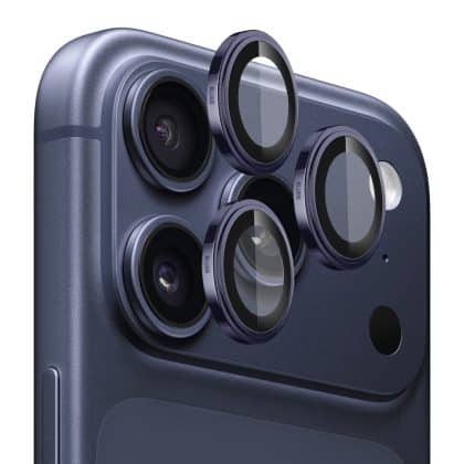 Blueo - Γυαλί Φακού Από Ζαφείρι Για iPhone 17 Pro / iPhone 17 Pro Max - Σκούρο Μπλε