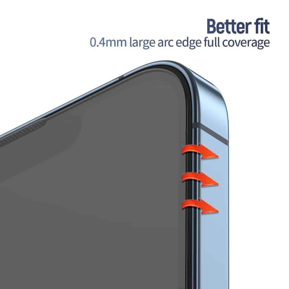 Blueo - Αντι-Ανακλαστικό Γυαλί Hd Με Εφαρμοστή Pro - iPhone 17 Air - Μαύρο - Image 5