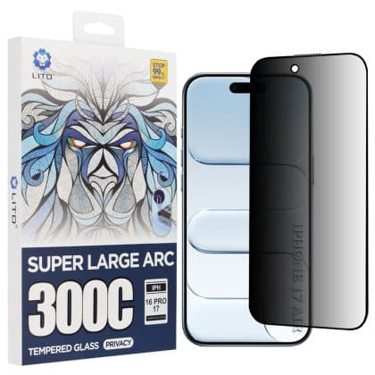Lito - D+ Max Privacy 300c - iPhone 17 Air - Μαύρο