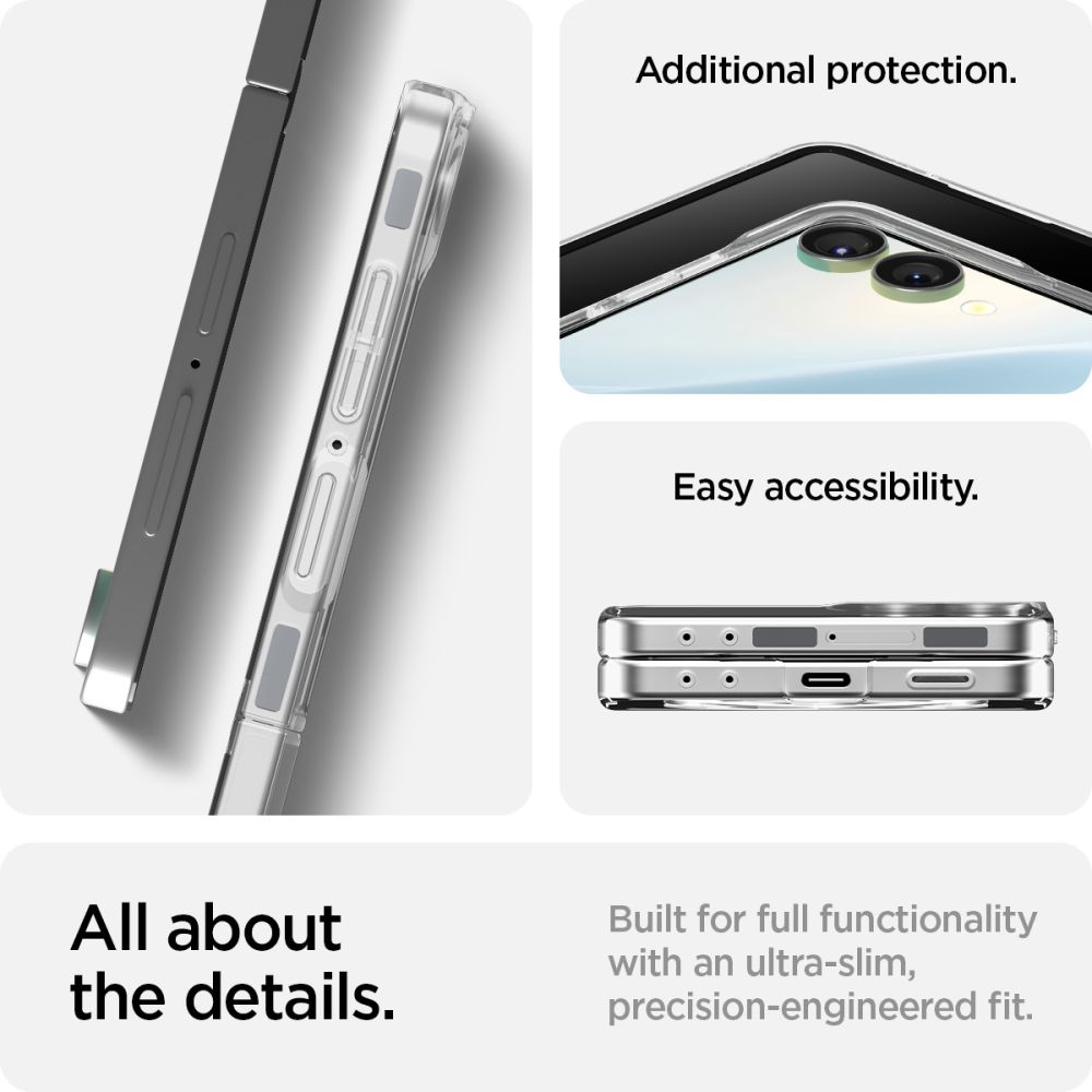 Spigen Air Skin - θήκη για Samsung Galaxy Z Flip7 - Διάφανο - Image 19