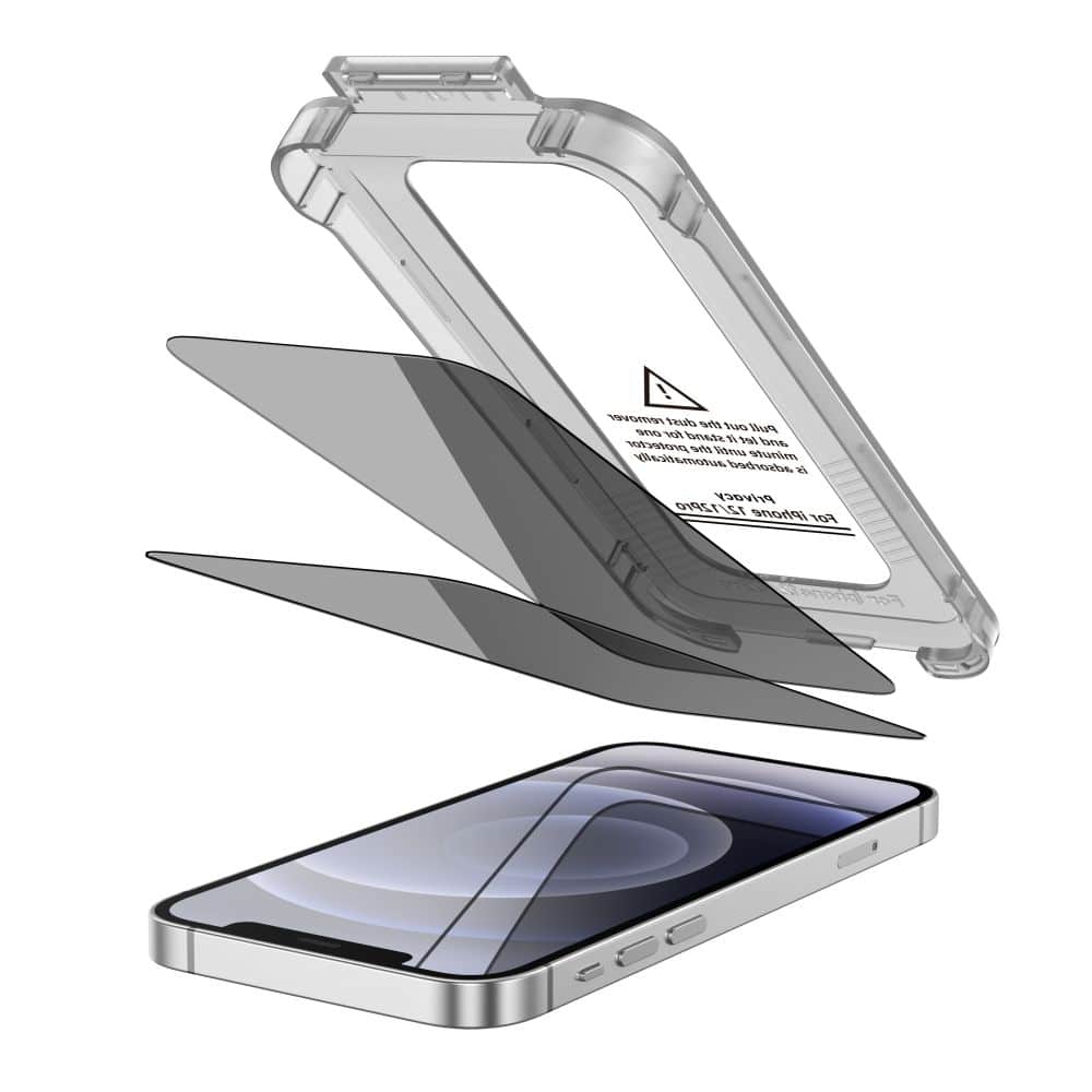 Tech-Protect Quick Set Spy+ 2-Pack iPhone 12 / 12 Pro Privacy - Image 2