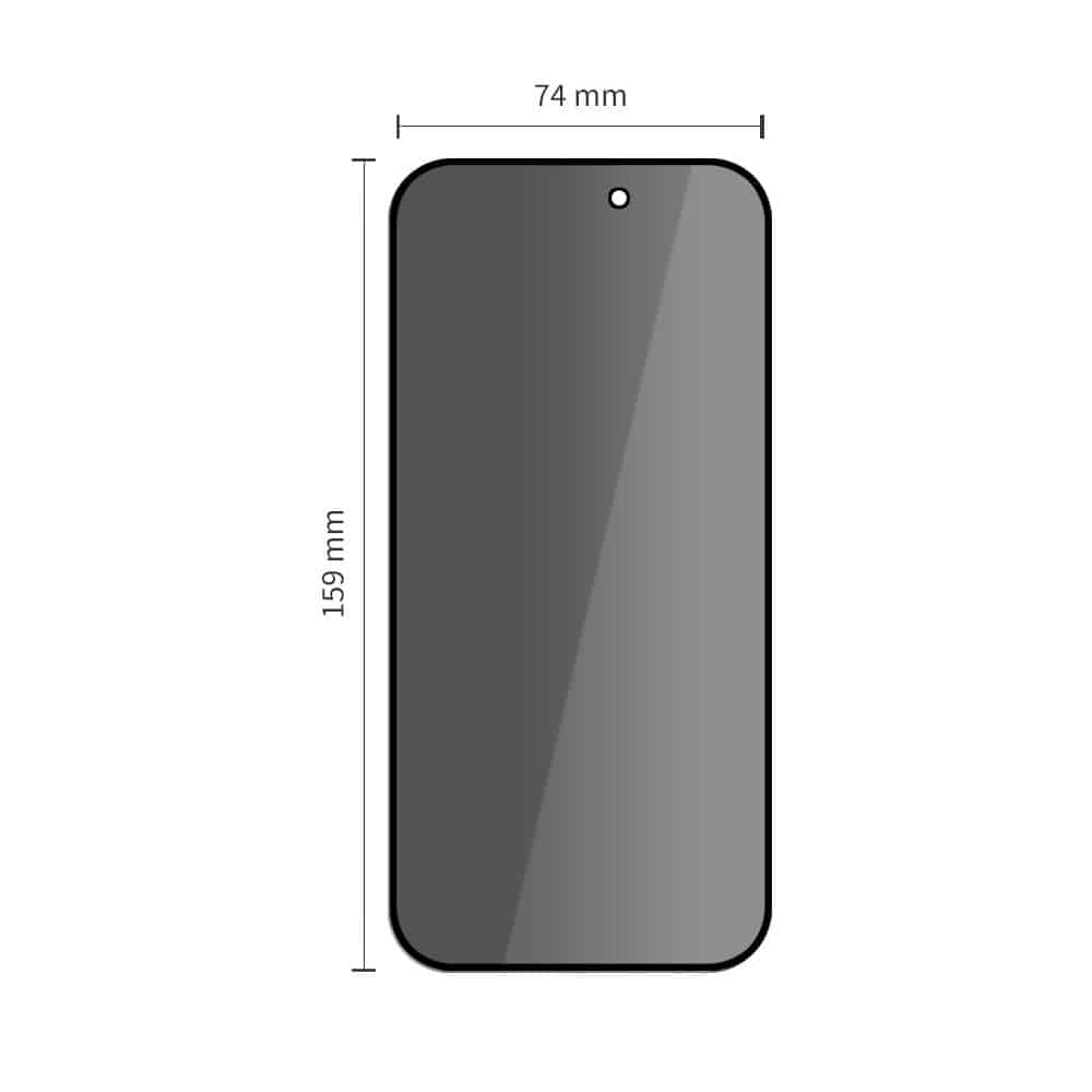 Tech-Protect Glass Spy+ 2-Pack iPhone 16 Pro Max / 17 Pro Max Privacy - Image 3