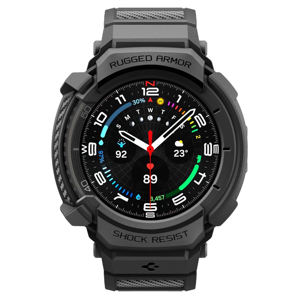 Spigen Rugged Armor Pro - θήκη για Samsung Galaxy Watch8 Classic - Μαύρο - Image 2