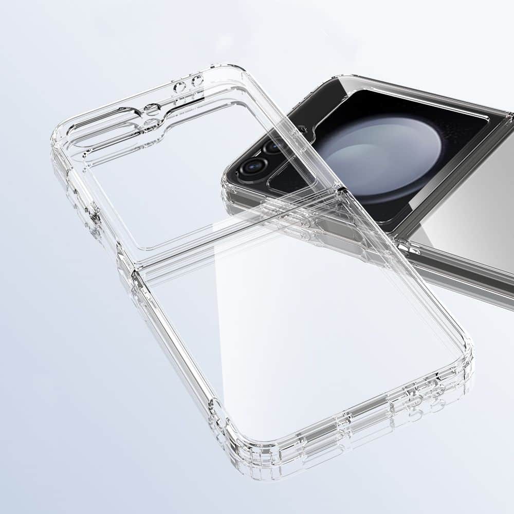 TECH-PROTECT Flexair Hybrid - θήκη για Samsung Galaxy Z Flip - Διάφανο - Image 2