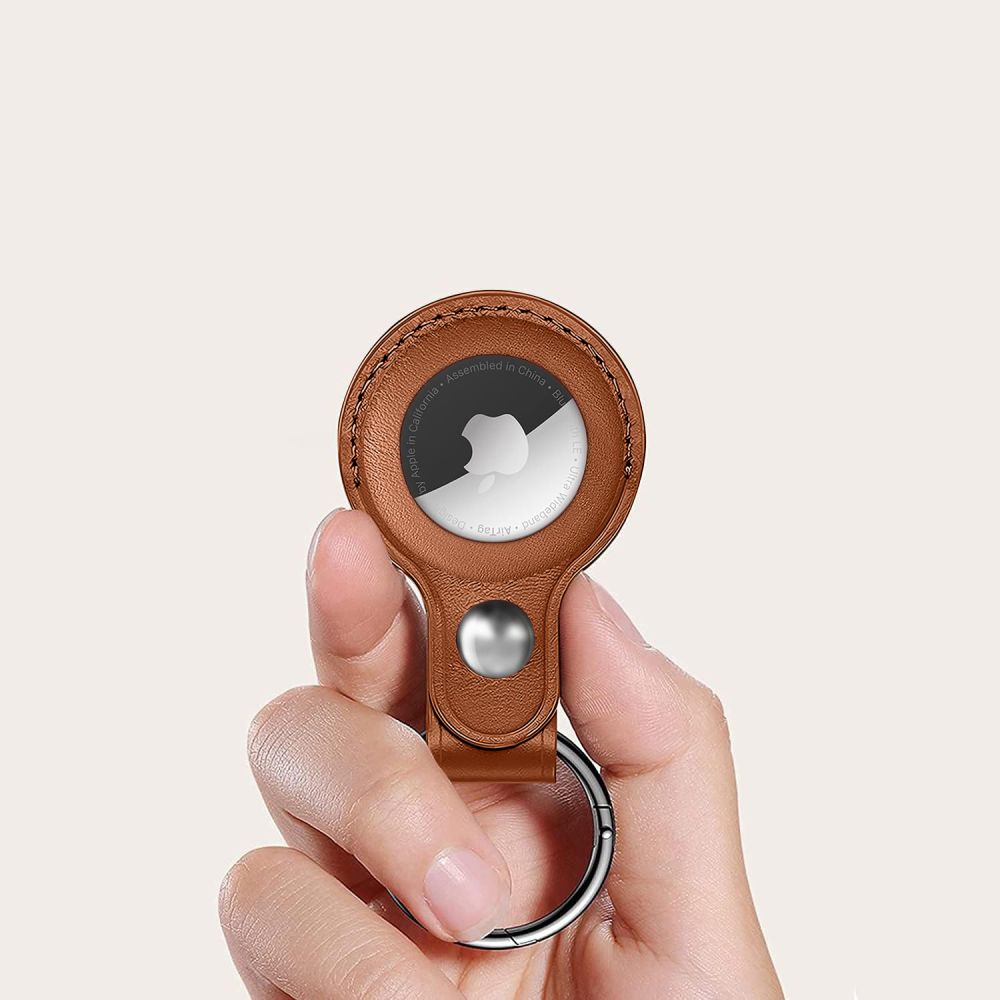 Tech-Protect Naturalfit Apple Airtag 1 / 2 Brown - Image 3