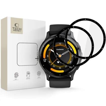 Tech-Protect Glass Flex+ 2-Pack Garmin Venu 3 Black