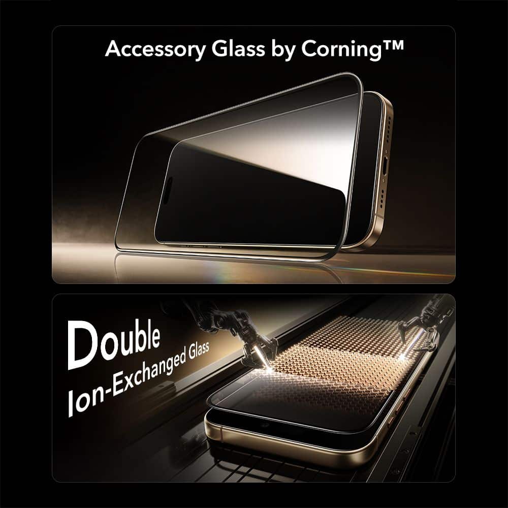 ESR Ultrafit Armorite Pro Tempered Glass iPhone 17 Pro Max Clear - Image 3