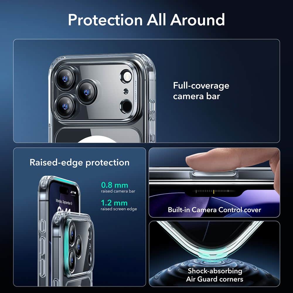 ESR Classic Hybrid - θήκη για Apple iPhone 17 Pro Max - Διάφανο - Image 3
