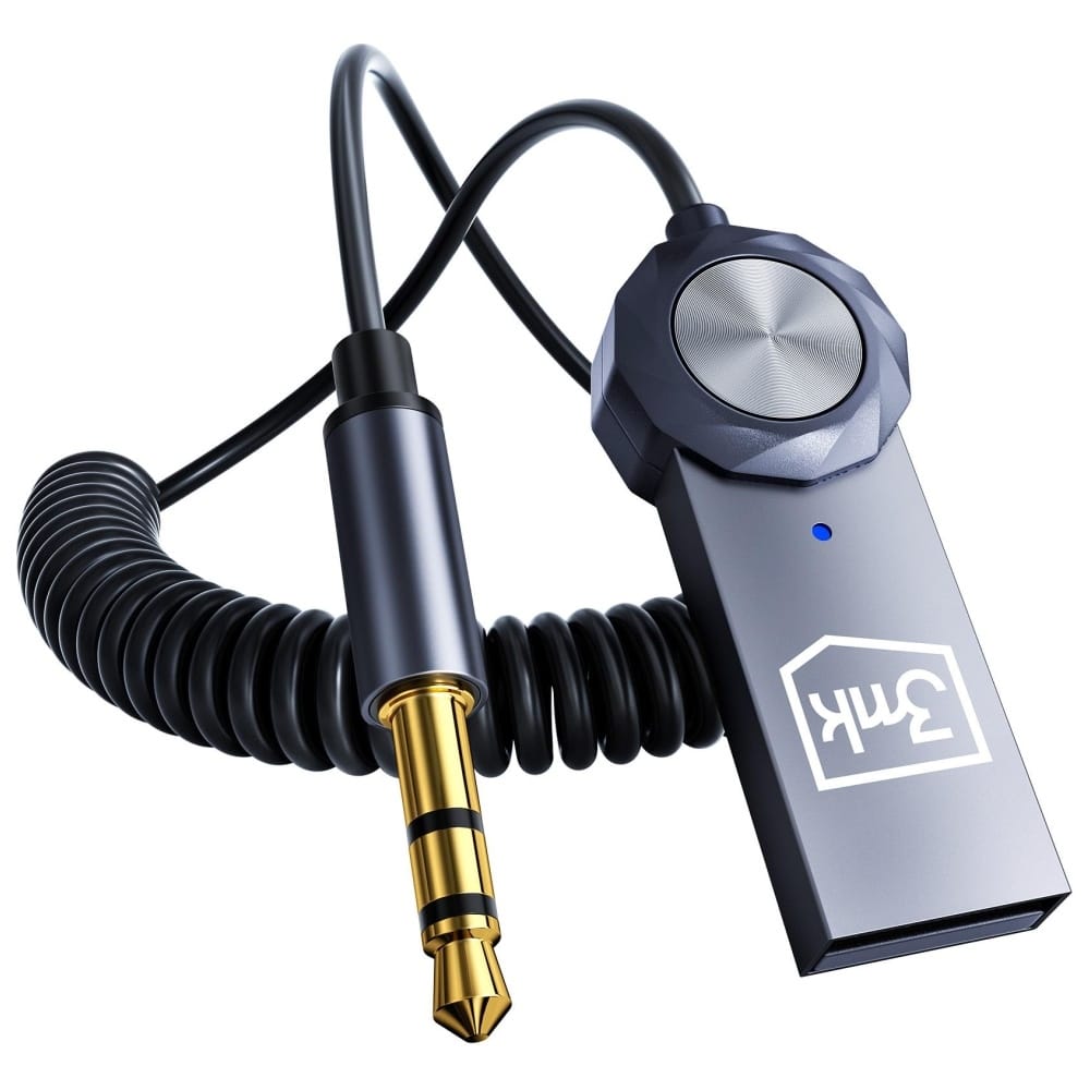 Ασύρματος Προσαρμογέας Ήχου 3mk Audio Bluetooth Jack 3.5mm 2 Σε 1 - Image 3