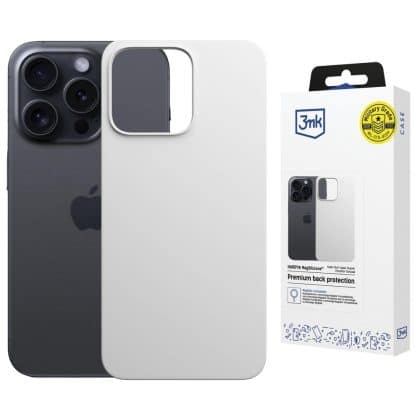 3MK Hardy MagSilicone - θήκη για Apple iPhone 13 Pro Max - Ασημί