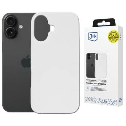 3MK Hardy - θήκη για Apple iPhone 16 - Λευκό