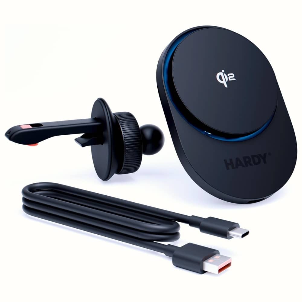 3mk Hardy Aerocharger Ασύρματος Φορτιστής 15w Mpp Qi2 Μαύρος - Image 2