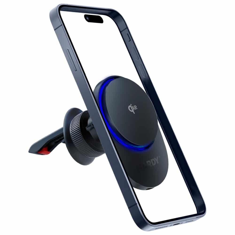 3mk Hardy Aerocharger Ασύρματος Φορτιστής 15w Mpp Qi2 Μαύρος - Image 4