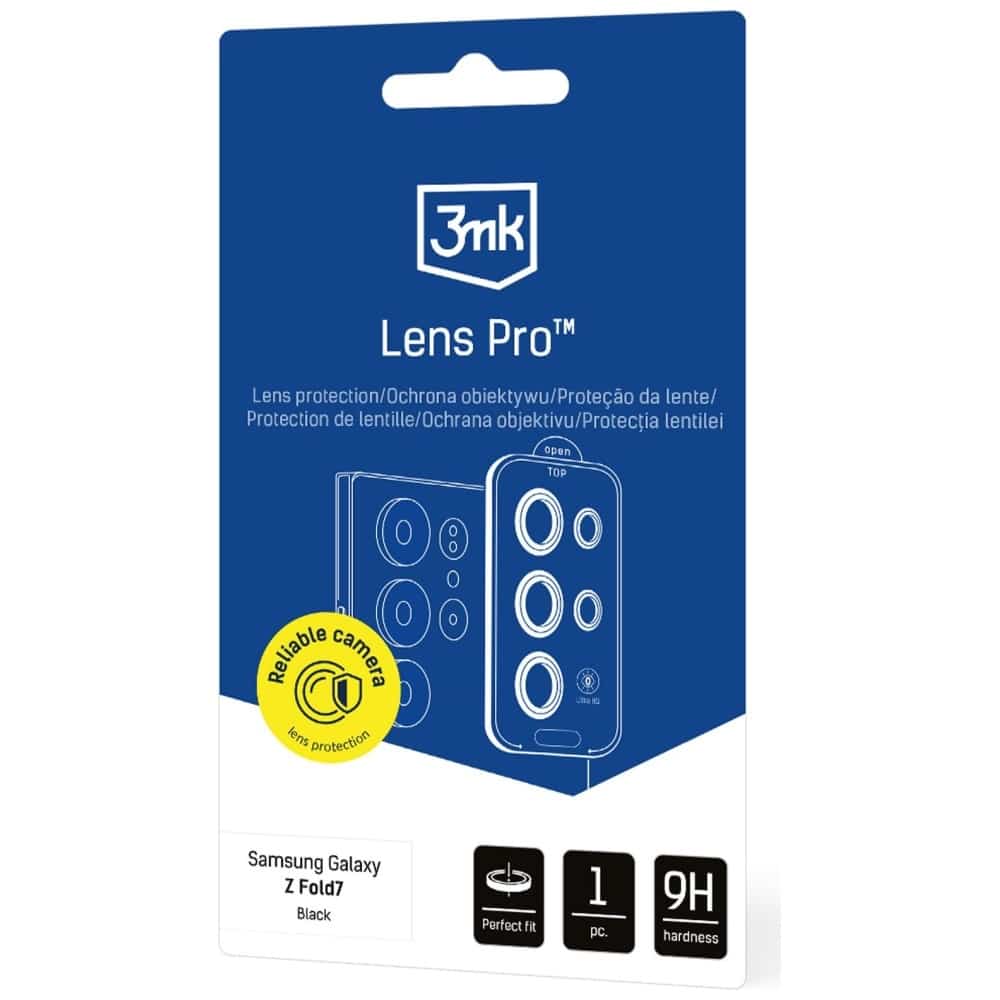 Camera Lens Protector 3mk Lens Protection Pro για Samsung Galaxy Z Fold7 Black 1pc - Image 2