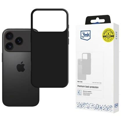 3MK Matt Case - θήκη για Apple iPhone 18 Pro Max / 17 Pro Max - Μαύρο