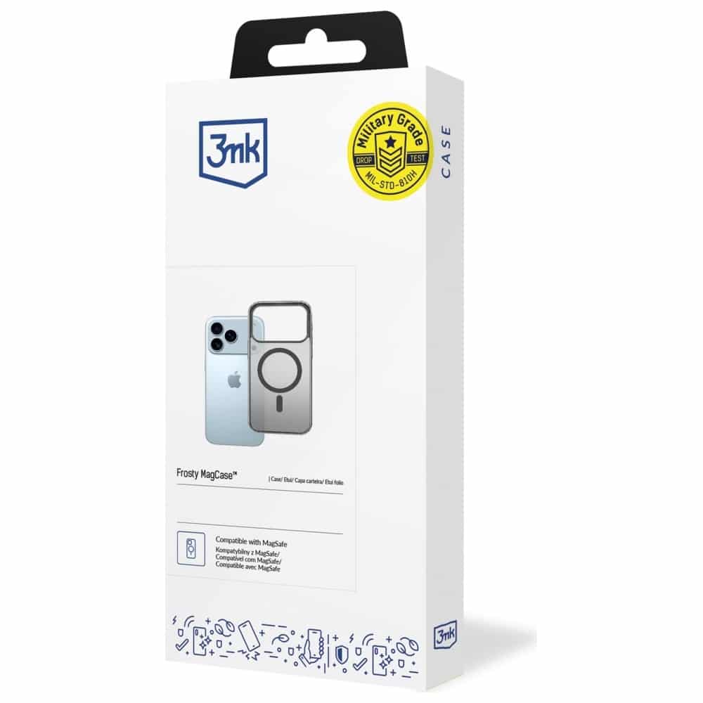 3MK Frosty MagCase - θήκη για Apple iPhone 17 Pro Max - Μαύρο - Image 2