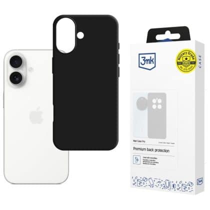 3MK Matt Case Pro - θήκη για Apple iPhone 17 - Μαύρο