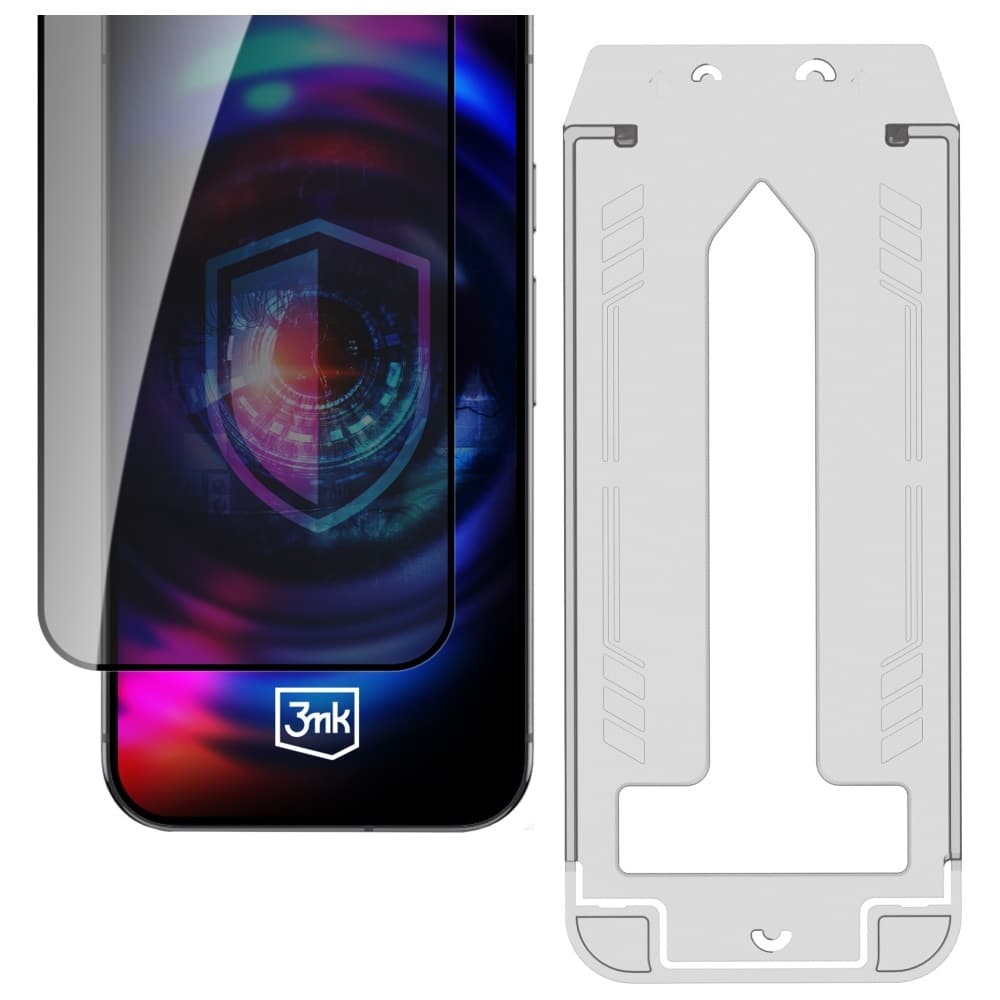 Προστατευτικό Τζάμι 3mk Hardglass Max Privacy Με Εφαρμογέα Για Samsung Galaxy S24/s25 - Image 2