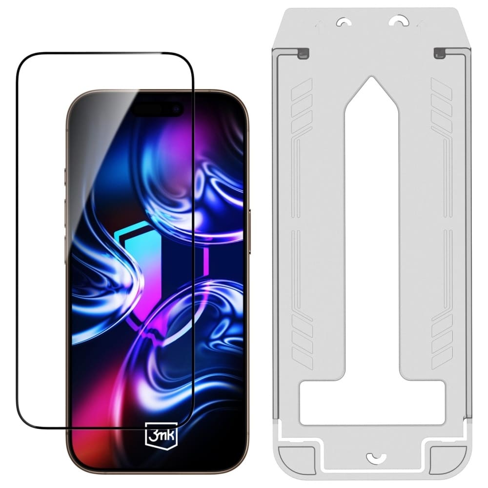 Σακίδιο Σκληρού Γυαλιού 3mk Hardglass Max Με Εφαρμογέα Για Apple iPhone 17 Pro Max - Image 2