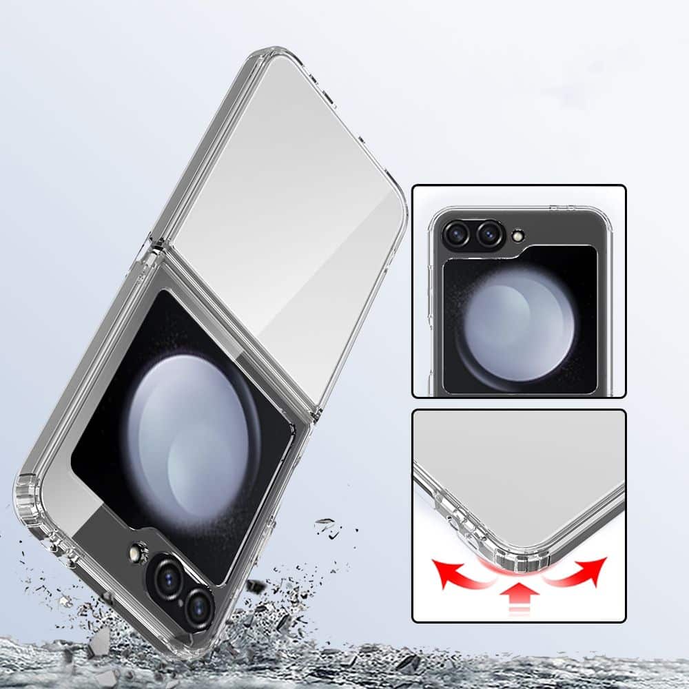 TECH-PROTECT Flexair Hybrid - θήκη για Samsung Galaxy Z Flip - Διάφανο - Image 3