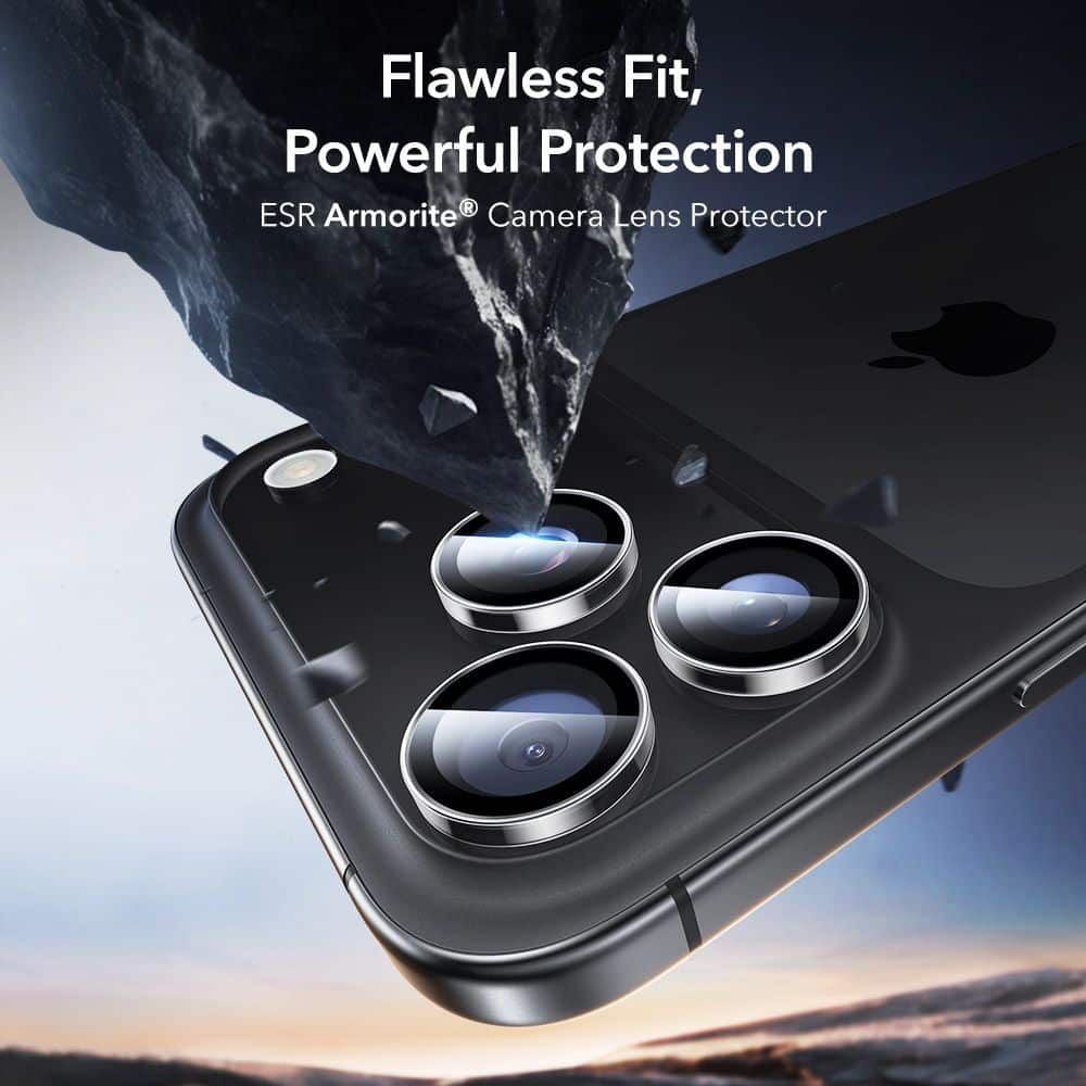 ESR Armorite Camera Protector iPhone 14 Pro / Pro Max / 15 Pro / Pro Max / 16 Pro / Pro Max / 17 Pro / Pro Max Clear - Image 3