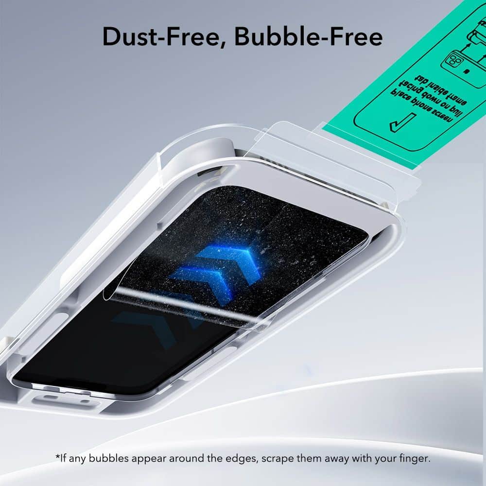 ESR Ultrafit Tempered Glass 2-Pack iPhone 16 Pro / 17 Clear - Image 3