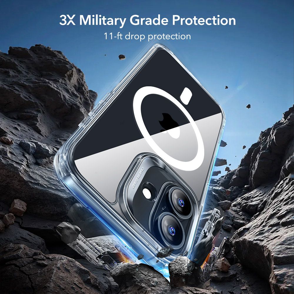 ESR Classic Hybrid Magsafe & Tempered Glass iPhone 17 Clear - Image 4