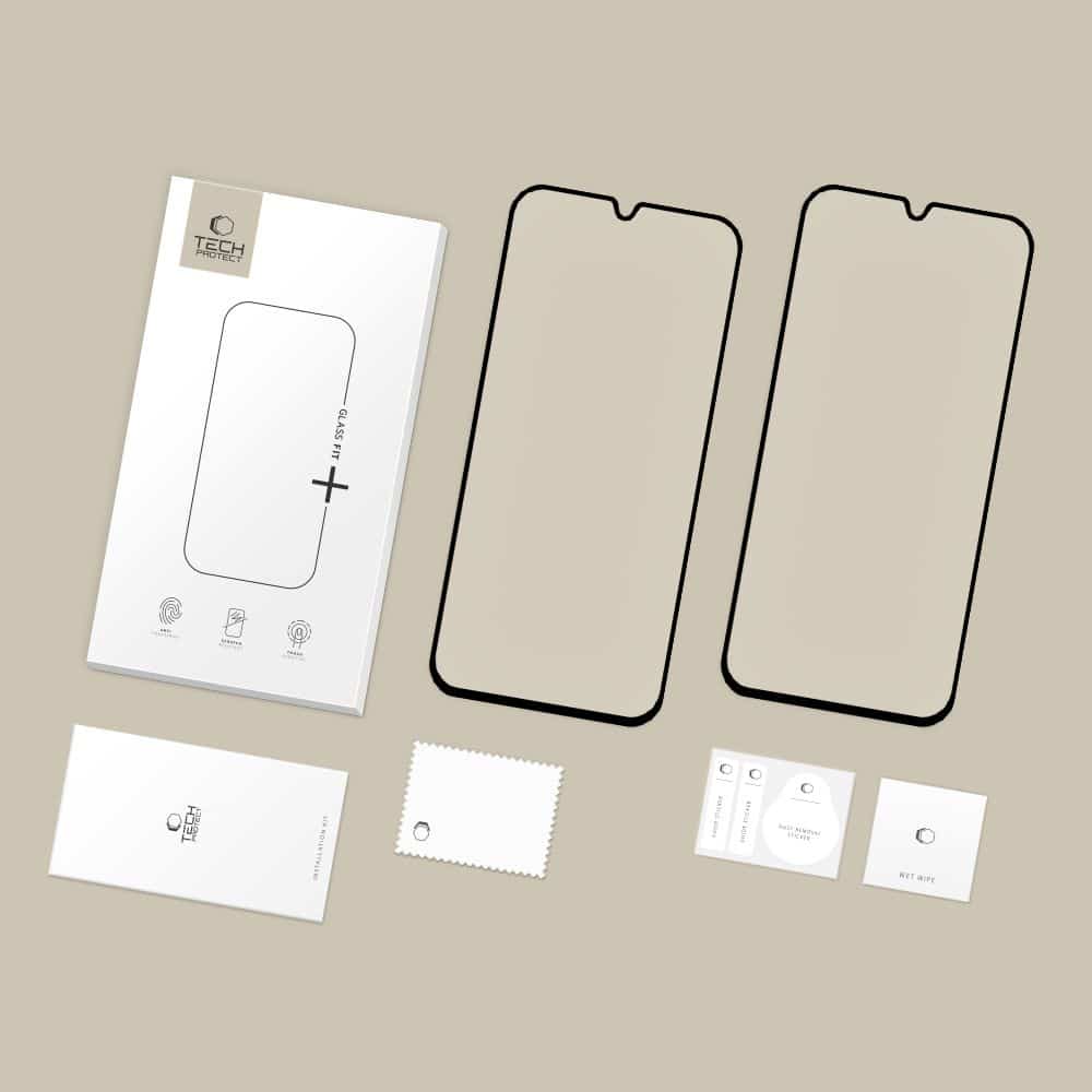 Σκληρυμένο γυαλί Tech-Protect Glass Fit+ 2-Pack Galaxy A16 4g / 5g / A26 5g / A17 Black - Image 7
