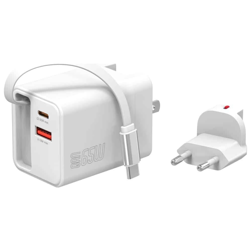 Φορτιστής Τοίχου 4smarts Flex Jojo 65w Gan 2xusb-C + USB-A Λευκό - Image 2