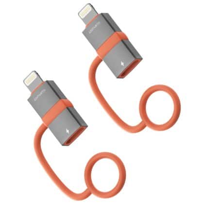 Adapter USB-C Σε Lightning Pd 27w 4smarts Γκρι (σετ 2 Τεμαχίων)