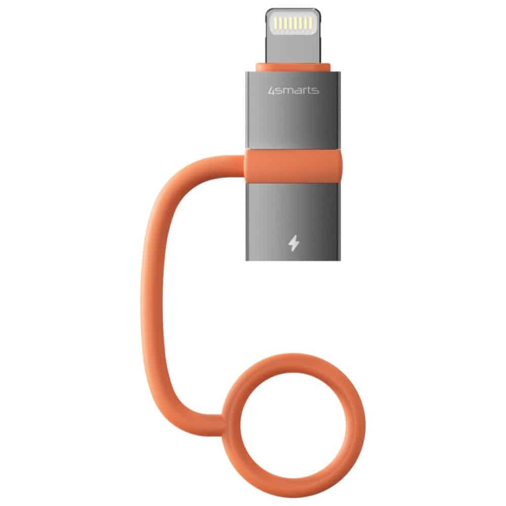 Adapter USB-C Σε Lightning Pd 27w 4smarts Γκρι (σετ 2 Τεμαχίων) - Image 2